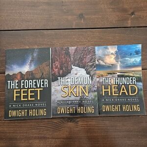 The Forever Feet, The Demon Skin & The Thunder Head Nick Drake Novels by Dwight